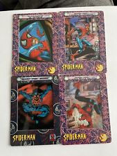 2002 Marvel Artbox Spider-Man  Film Cards (4) NM picture