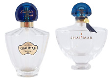Pair Eau de Parfum Shalimar Paris Glass Scent Bottle With Labels, No Contents picture