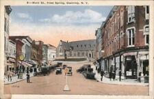 Ossining,NY Main Street from Spring Westchester County New York Postcard Vintage picture