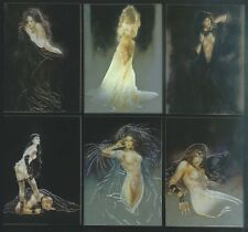 LUIS ROYO: PROHIBITED (Comic Images/2000) Complete METAL TEX Chase Card Set picture