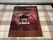 1979 Kenworth K-100 Brochure picture