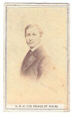CDV    HRH PRINCE OF WALES - Albert Edward - Future King Edward V11  Circa 1860 picture