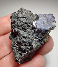 Galena and Sphalerite crystals. Rare Shullsburg, Wisconsin. 88 grams. Video picture