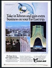 1975 Iran Air airlines Homa bird Tehran photos vintage travel print ad picture