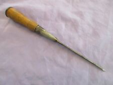 VINTAGE HSB & CO 1/8 INCH WIDE MORTISE SOCKET CHISEL-VERY GOOD COND picture