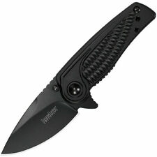 Kershaw Spoke Assisted Knife Black Steel Handle Black Plain Edge 1313BLK picture