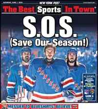 S.O.S. RANGERS PLAYOFFS SAVE OUR SEASON NY POST NEWS 6/1 2024 picture