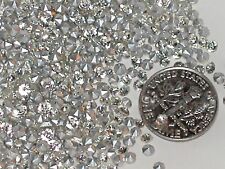 100 pc. Super sparkly chaton CRYSTALS pointed back for bottles foiled gems ss9 picture