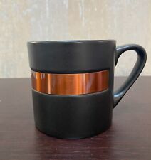 Starbucks Coffe Mug 2012 Black with Copper Date Plague. picture