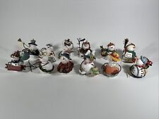 Holiday Kirklands Snowmen Set of 12 Ornaments One of Every Month 4
