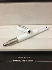 Luxury M Magnet Series White+Silver Clip 0.7mm Rollerball Pen NO BOX picture