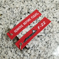 F-22 Remove Before Flight Raptor ® Keychain, Tag, Streamer picture