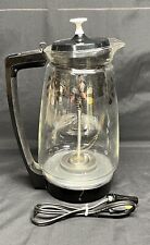 Vintage Sunbeam Coffeemaster Percolator 12 Cup Working Missing Part SEE PICS picture