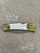 NRA Limited Edition Theodore Roosevelt Pocket folding knife 440 picture