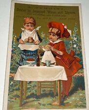 Rare Antique Victorian American Wine & Liquor Advertising Trade Card New York picture