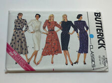 Butterick 1980’s Classics Pattern #4107 Misses’ Dress Size 12-14-16 Uncut FF picture