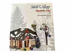 Department 56 Snow Village CHRISTMAS LANE THE ORNAMENT HOUSE #4036562 READ DESC. picture