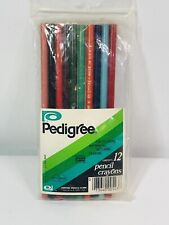 Vintage PEDIGREE  10 Colored PENCIL CRAYONS Empire Pencil Co. picture