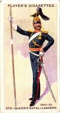 Players Cigarettes 1914 Tobacco Card Regimental Uniforms no. 95 Queens Lancers picture