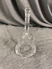 Vintage Lead Crystal Hand Bell, Praying Hands, 5