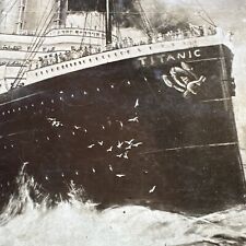 Steamship SS Titanic c1912 Original Postcard - Post Sinking Unposted Used picture