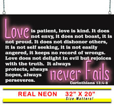 Love Never Fails Neon Sign | Jantec | 32