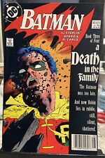 Batman #428 A Death In The Family NEWSSTAND DC Comics 1988 MINT 🔥 🔑 picture