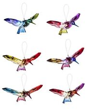 Ganz 7 Inch Acrylic Flying Rainbow Hummingbird Ornament ~ Colors May Vary ~ W... picture