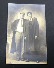 Antique Postcard Friends / Brothers Real Photo Post Card RPPC AZO 1911 picture