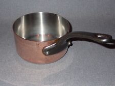 14cm Mauviel 1830 Copper Saucepan Stainless Steel Lined 1.5mm Wall 5.5