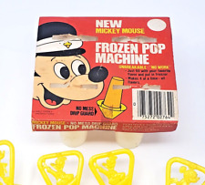 1970’s Walt DISNEY Mickey Mouse Frozen Popsicle Maker (4) Donald Mickey Vintage picture