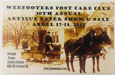 Webfooters Post Card Club Antique Paper Show & Sales Postcard Portland Oregon OR picture