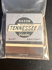 MATCHBOOK - RAZOR TENNESSEE BLADES - CHATANOOGA, TN - UNSTRUCK picture