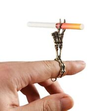 Vintage Skeleton Hand Cigarette Ring Holder, Smoking Accessory, Unique Design picture
