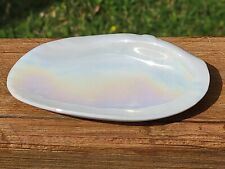 Wedgwood Small Nautilus Lustre Trinket Dish – White, Shell Shaped, 4 ½” x 2 ¾” picture