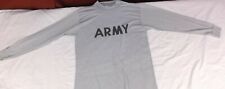 AKWATEK Rare US Army TEST UNIQUE PT Long Sleeve Shirt Very Few Made Gray Medium picture