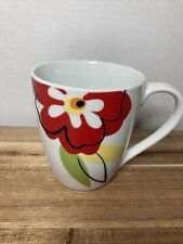 Corsica Home Fiji Porcelain Floral Flower 12oz Coffee Mug Cup #CG17 picture