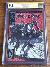 EDGE OF SPIDER-VERSE #2 CGC SS 9.8 INHYUK LEE SIGNED TRADE VARIANT-A SPOOKY-MAN picture