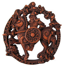 Odin Riding Sleipnir Plaque - Norse Viking Asatru God Rune Statue Dryad Design picture