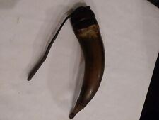 Rare Revolutionary Powder Horn Signed JD Barrett 1761 - must have picture
