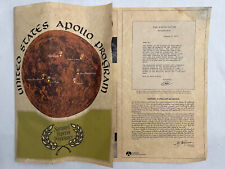Original Space Apollo Program End Rockwell/Rocketdyne Event Brochure Rare NASA picture