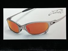 OAKLEY EARLY 2000’s JULIET X-METAL SUNGLASSES Promo Display Card New Old Stock picture