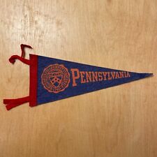 Vintage 1950s Pennsylvania University 4x9 Felt Pennant Flag picture