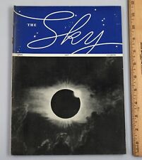 Sky Magazine of Cosmic News Bulletin of Hayden Planetarium Astronomy April 1937 picture