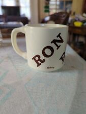 Vintage 1977 Houze “RON“  Ceramic Coffee Mug  USA Personalized Name picture