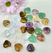 Wholesale Lot 30 PCs 20mm Mix Crystal Hearts Healing Energy picture