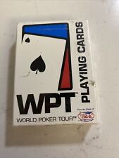 World Poker Tour WPT BEE Playing Cards USA Made- 52 Cards, Factory Seal picture