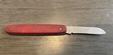 Vintage Victorinox Folding Knife Red Swiss Army Knife Rostfrei Switzerland  picture