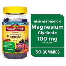 Nature Made High Absorption Magnesium Glycinate Bone, Magnesium Gummies, 50 Ct picture