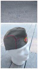 Vintage East German Germany Army Navy Military Cap Flat Envelope Hat MDI Size 59 picture